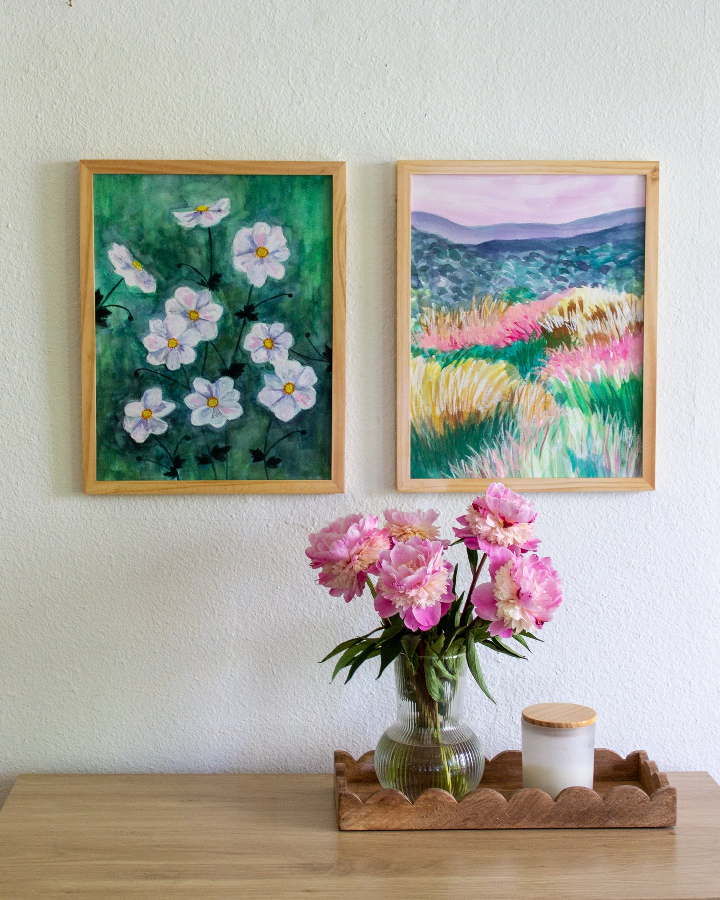 Landscape with Grasses | Original Painting