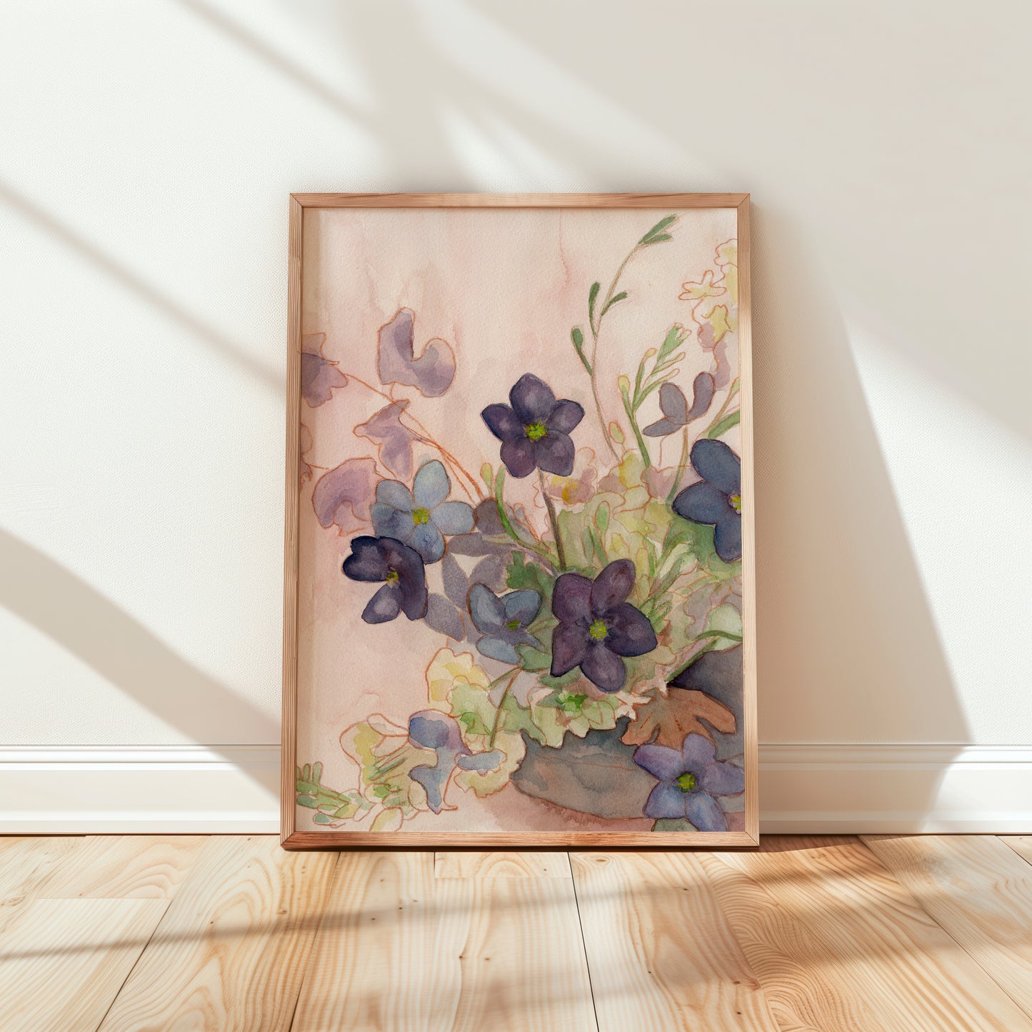Blue Hellebores | Original Painting