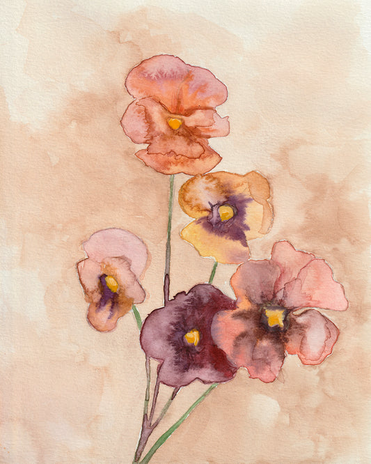 Pansies | Original Painting