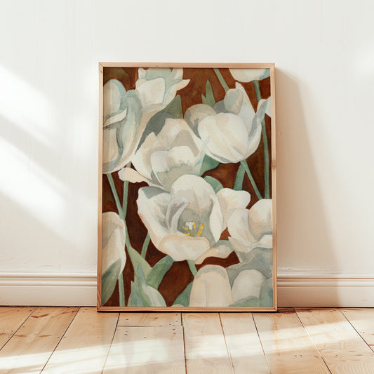 White Tulips | Archival Print
